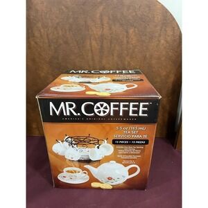 Mr. Coffee 15 Piece Tea Set- New In Box